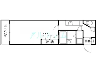 プレシャスコート【4階】の間取り