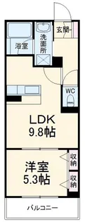 Fee de fleurage【1階】の間取り