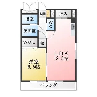 ラトレ・ユキ【3階】の間取り