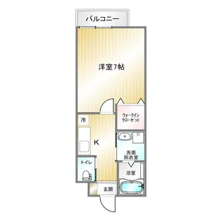ワコーレヴィータ神戸グランパルク【1階】の間取り