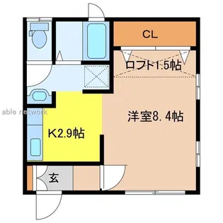 LIPPIA【2階】の間取り