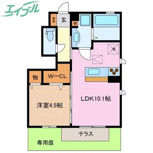 サリーレ【1階】の間取り