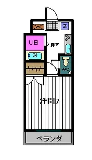 ラ・エスペランス4【1階】の間取り