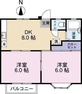 M&Cタウン【2階】の間取り