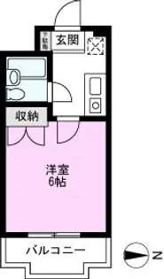 1Kの間取り画像