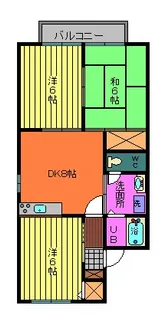 ピースライフパレスA棟【1階】の間取り