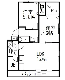 静岡県駿東郡清水町八幡【マンション】の間取り