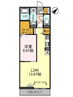 埼玉県さいたま市緑区美園3【アパート】の間取り