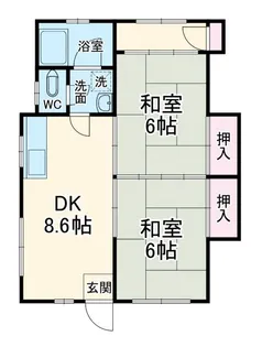 ハイネス藤澤【2階】の間取り