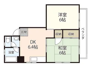 山本マンション【8階】の間取り