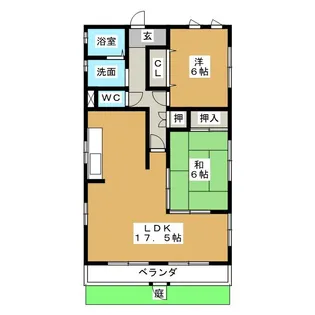 リヴェール【1階】の間取り