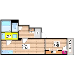 アート林寺【2階】の間取り