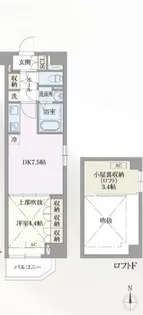 ハビテ外苑【5階】の間取り