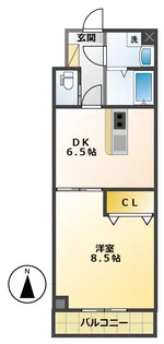 セントセシル【2階】の間取り