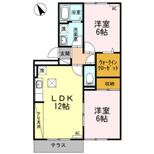 リビングタウン新潟 C303【3階】の間取り