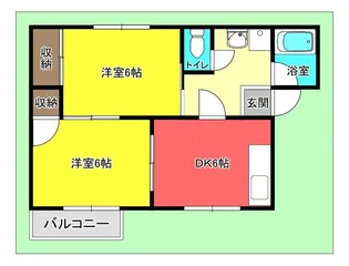 タウニィ【2階】の間取り