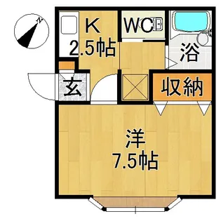 プロミネント弘前【2階】の間取り