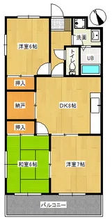 ライブリー【2階】の間取り