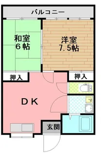 昭栄マンション【2階】の間取り