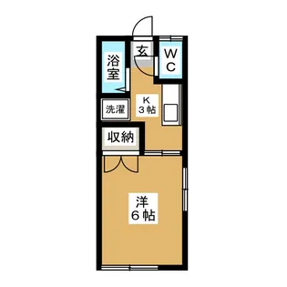 コーポナンシー【1階】の間取り