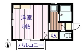 ハイムM&K【2階】の間取り