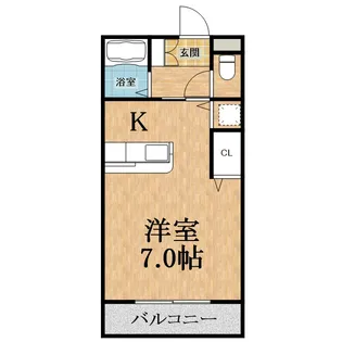 ドゥエル・プレーリー【1階】の間取り