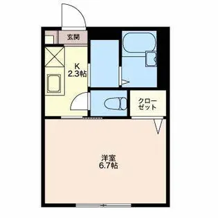 サンライト【1階】の間取り