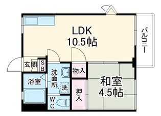 SAKYO21 大坪町【2階】の間取り