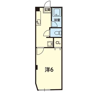 クレール新町【3階】の間取り