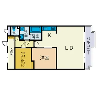 ラ・リヴィエールかしわ台【4階】の間取り