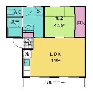 朝日ビル【2階】の間取り
