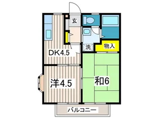 ファミ-ルA【2階】の間取り