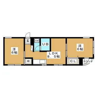 東京都中野区上高田3【マンション】の間取り