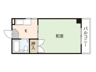 AXA舟入通り【6階】の間取り