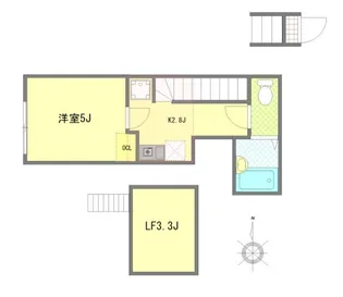 サザンロード国分寺【2階】の間取り