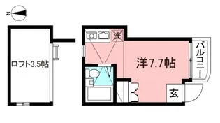 HSハイツ桜【1階】の間取り