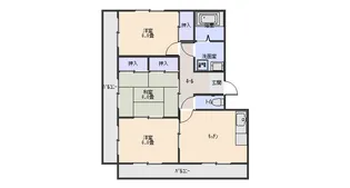 サンビラ竹の内【3階】の間取り