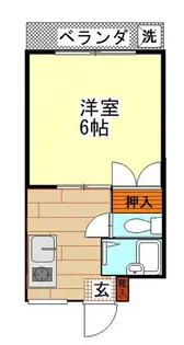 コーポ上山【2階】の間取り