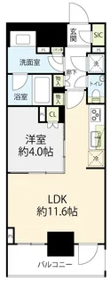 オープンレジデンシア日本橋横山町【8階】の間取り
