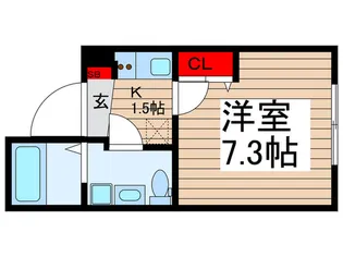 ファーストステージ北千住II【1階】の間取り