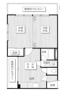 サンコート四谷【2階】の間取り