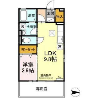 メゾン・ド・ルミエール【1階】の間取り