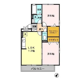 埼玉県さいたま市北区吉野町1【アパート】の間取り