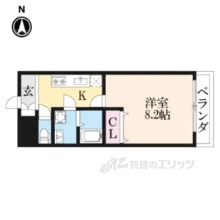 コーポラス無限2【3階】の間取り