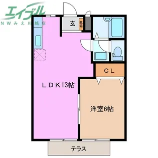 ドルフィンNo.1【1階】の間取り