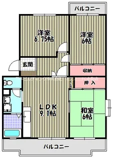 パークマンション【2階】の間取り