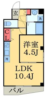 千匠ビル(センショウビル)【4階】の間取り