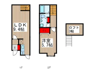 千葉県柏市花野井【一戸建】の間取り