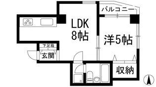 ロイヤルメゾン鹿塩壱番館【3階】の間取り