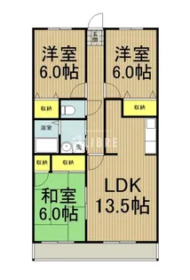 東京都国立市谷保6【マンション】の間取り